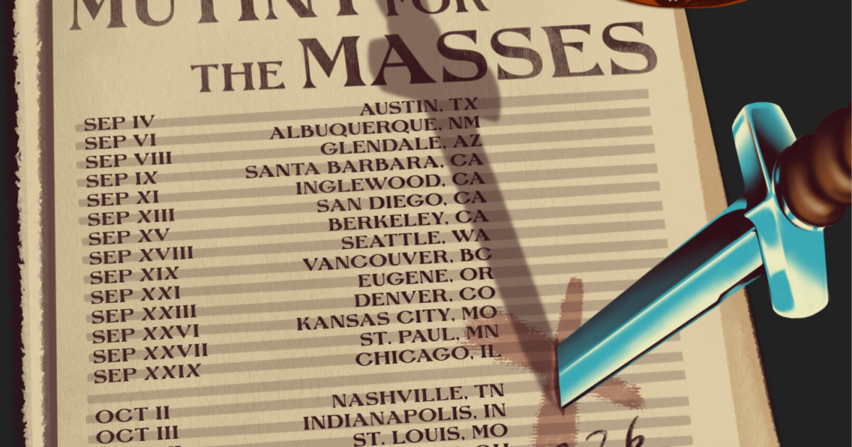 Johnny Blue Skies & The Dark Clouds Announce North American Arena Tour